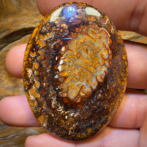 Bargain Card Big Big Stone! 265.9cts - Tribal Queensland Boulder Opal from Yowah. Double Sided