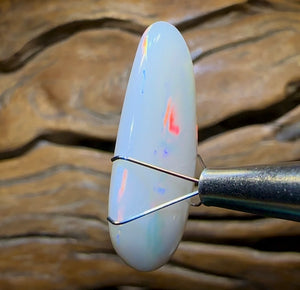 19.2cts - Double Sided, South Australian White Opal from Coober Pedy. Great Price for Big Stone - Opal Whisperers