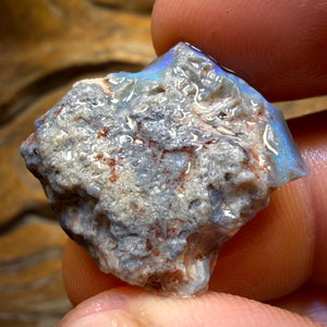 18.7cts - Lightning Ridge Dark Opal Rough Piece