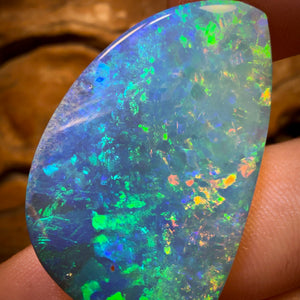 “Set in Stone” - Private Collector Investment - 45.8cts - Coober Pedy, Semi Black, Semi Crystal Opal . Featured on “Outback Opal Hunters”!!