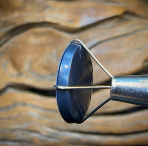 5cts - Large Lightning Ridge Black Opal Doublet - Opal Whisperers