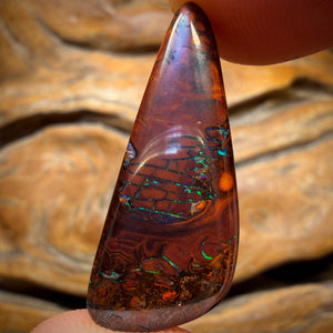 19.2cts - Tribal Yowah Nut Opal. Australian Opal