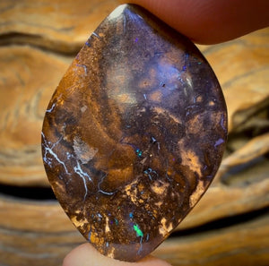 Wild Card! 37.1cts - Tribal Australian Boulder Opal from Yowah