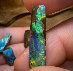 (Template) 69cts - 6x Australian Boulder Opal Rubs. TOP QUALITY - Opal Whisperers