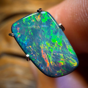 1,9 ct - Doublé d'opale de Lightning Ridge