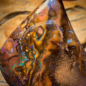 Bargain Card! 183.9cts - XL Tribal Yowah Nut Opal. Australian Opal