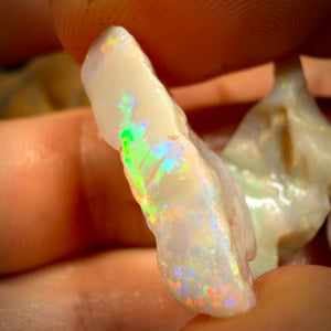 24.9cts - 3x Rare Mintabie Opal Rough Parcel. South Australian Opal