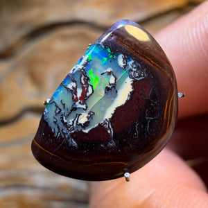 TGIF 8.8cts - Yowah Nut Partial Crystal Centre Opal. Australian Opal