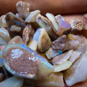 158.7cts - 50+ South Australian White Opal Rough Parcel
