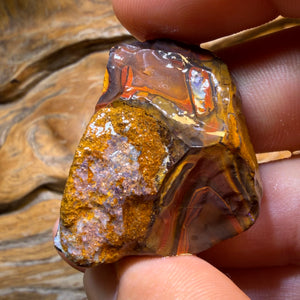 TGIF 151.1cts - Partial Yowah Nut Crystal Centre Opal Rough Piece