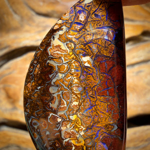 53.3cts - Tribal Yowah Nut Opal. Double Sided