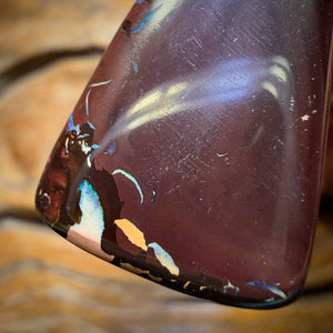 32 x 19mm - Drilled Tribal Queensland Boulder Opal Necklace