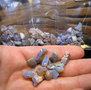35cts - Lightning Ridge Opal Rough Tiny Cutters Parcels. BULK LISTING BARGAIN!