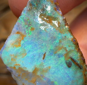 25.1cts - Queensland Boulder Opal Preform Rub