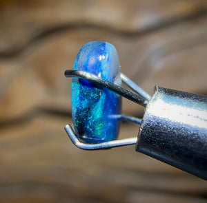 0.65cts - Lightning Ridge Black Opal - Opal Whisperers