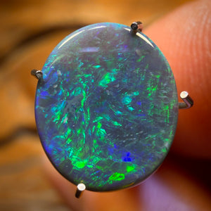 2.1cts - Black Opal from Lightning Ridge