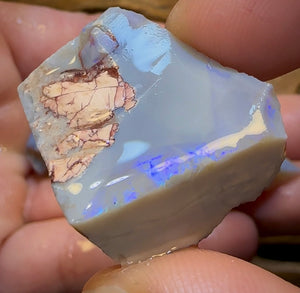 109cts - 6x Lightning Ridge Crystal and Dark Opal Rough Parcel - Opal Whisperers
