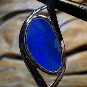 Opalfest Bargaincard! Sterling Silver - Queensland Boulder Opal Doublet Pendant