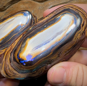 506.6g - Rare Yowah Nut Opal Specimen Pair. Further Cutting potential - Opal Whisperers