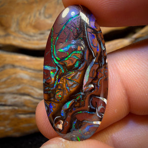 21.5cts - TOP Tribal Australian Boulder Opal from Yowah