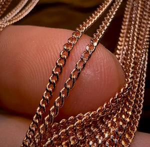 Display Chain w/ Rose Gold Plating