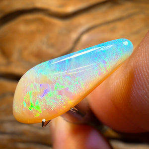 TGIF 4.7cts - Solid Australian Boulder Pipe Golden Crystal Opal
