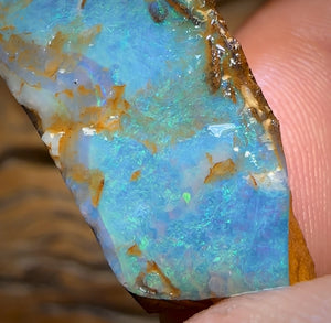 25.1cts - Queensland Boulder Opal Preform Rub