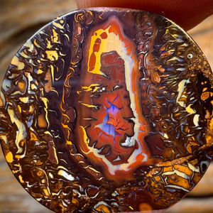 HDW 42.4cts - Awesome Art of Opal Style Tribal Queensland Boulder Opal from Yowah