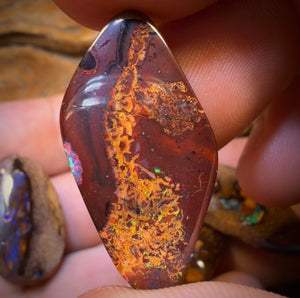 134.2cts - 5x Australian Boulder Opal’s. Wholesale Dealers Parcel