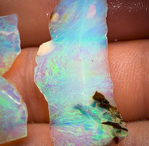 16.5cts - 3x Australian Yowah Crystal Opal Rough Pieces. Highly Prized Material - Opal Whisperers