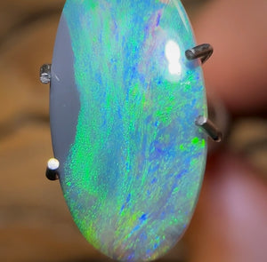 (Template) 1.3cts - Lightning Ridge Semi Black Opal - Opal Whisperers