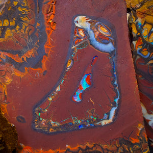 Bargain Card! 615cts - 3x Yowah Nut Tribal Opal Rough Parcel. Australian Boulder Opal