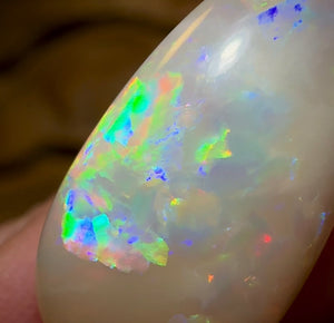 7.5cts - South Australian White Opal, Double Sided - Opal Whisperers