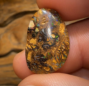 13.4cts - Yowah Nut Tribal Opal - Opal Whisperers