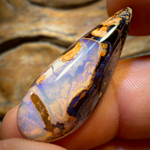 24.6cts - Yowah Nut Crystal Centre Opal. Australian Boulder Opal