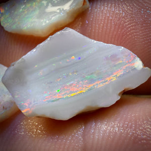 16.2cts - 4x Rare Mintabie Opal Rough Parcel. South Australian Opal