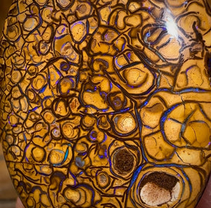 48.7cts - āPineappleā Yowah Nut Tribal Opal., Double Sided - Opal Whisperers