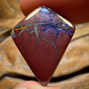 27.4cts - Tribal Queensland Boulder Opal from Yowah