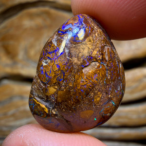 27.6cts - Tribal Yowah Nut Opal. Australian Opal