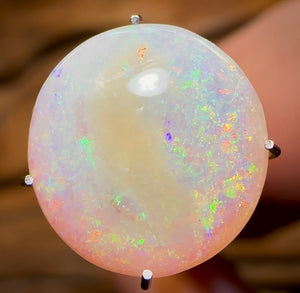 3.8cts - Solid Australian Boulder Pipe Crystal Opal - Opal Whisperers