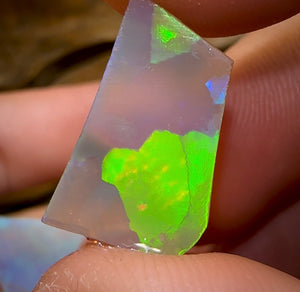 10.1cts - 3x pieces Lightning Ridge Crystal Opal Rough - Opal Whisperers