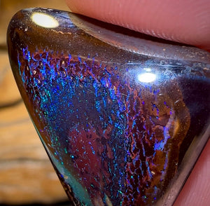 (Template) 34.5cts - Tribal Koroit Nut. Dark Ironstone - Opal Whisperers