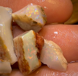 50.6cts - 10x South Australian Rare Mintabie Opal Rough Parcel