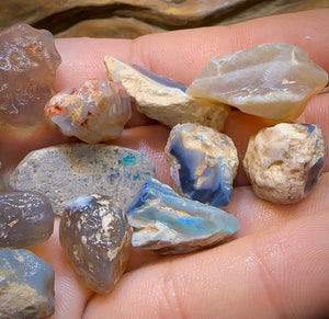 150cts - Lightning Ridge Potch and Colour Parcels. BULK LISTING - Opal Whisperers