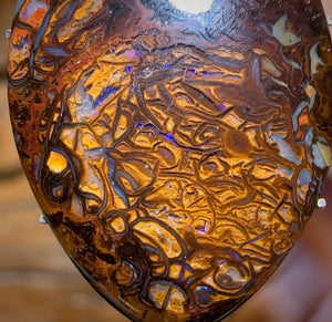 15.6cts - Australian Boulder Opal. Yowah Tribal Bargain - Opal Whisperers