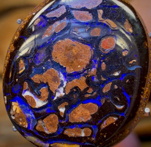 8.4cts - Wow Purple Trip Tribal Yowah Nut Opal. Australian Opal