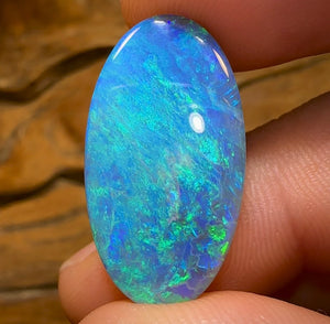 17.6cts - Australian Black Opal from Lightning Ridge - Opal Whisperers