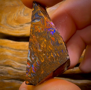 140.5cts - Tribal Split 1 Yowah Nut Opal Rough Piece. Australian Opal