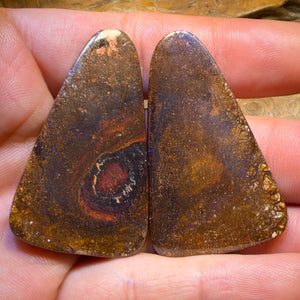117.4cts - Tribal Queensland Boulder Opal Pair