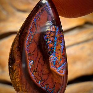 17.1cts - Tribal Yowah Nut Opal. Australian Opal